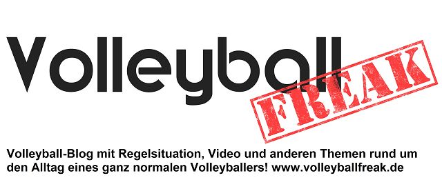 Das ist das Logo des Volleyballblogs Volleyballfreak